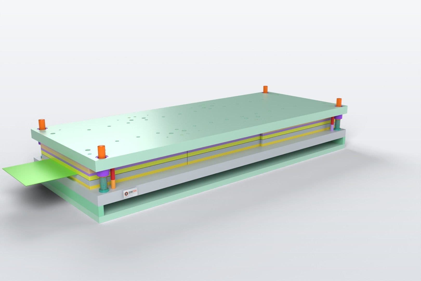 Progressive Die for a 2 mm Sheet-Steel U-Bracket