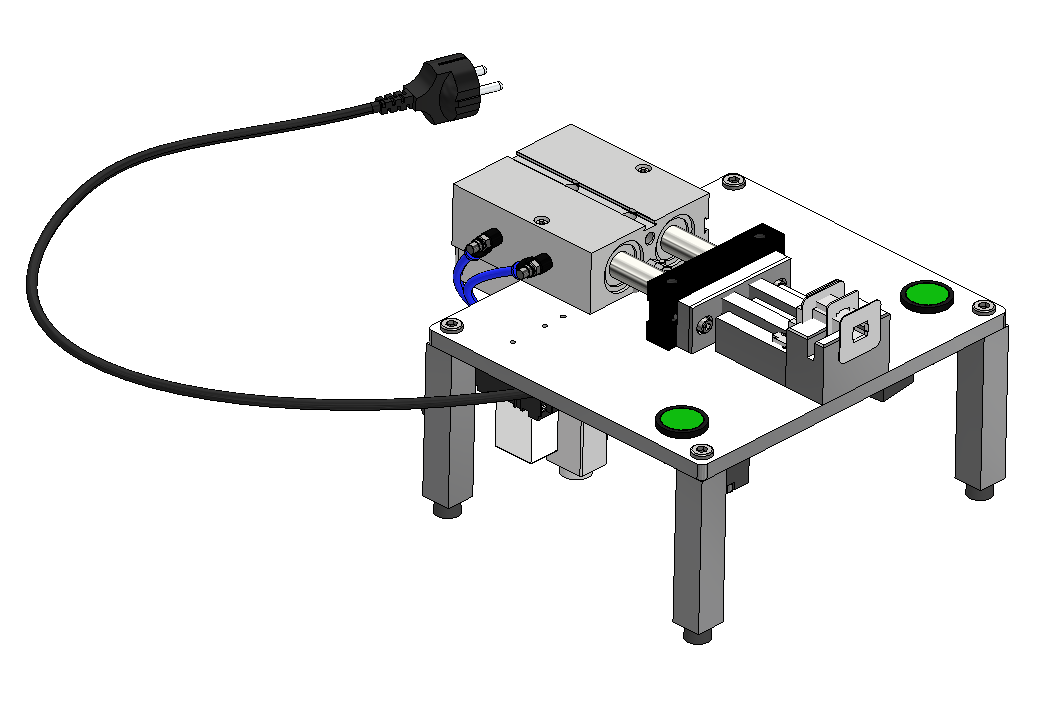 Đồ gá khí nén ép terminal vào bobbin 2