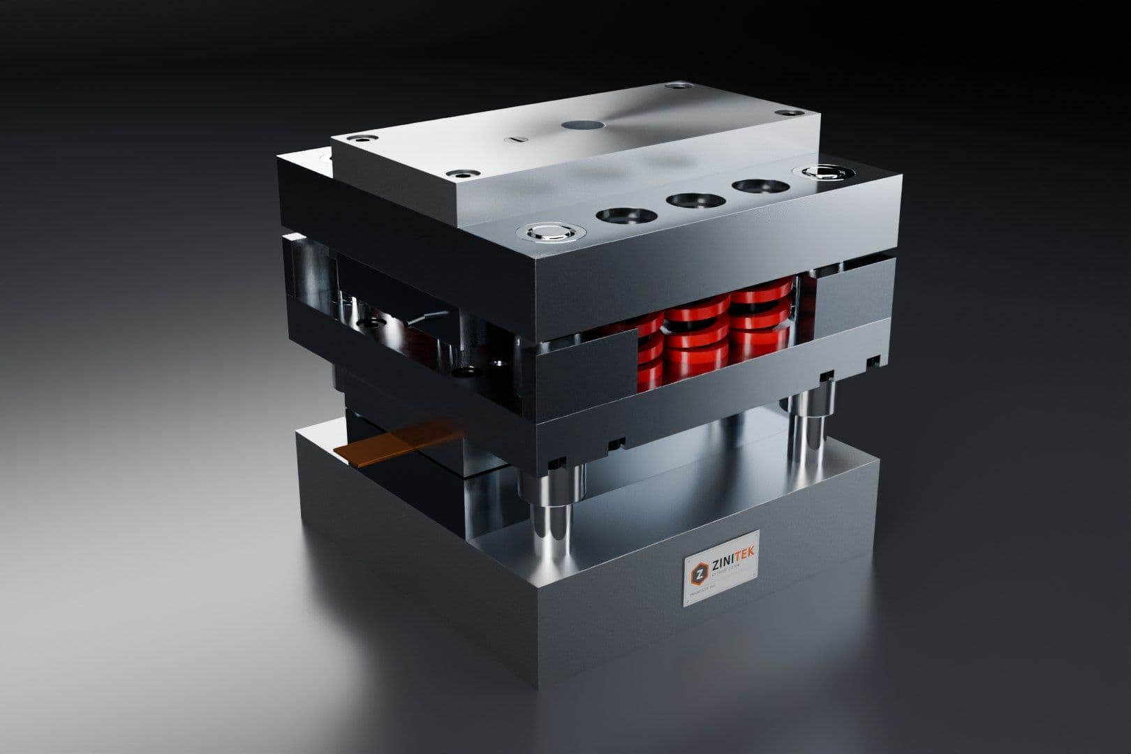 Two-Row Electrical Contact Stamping Die